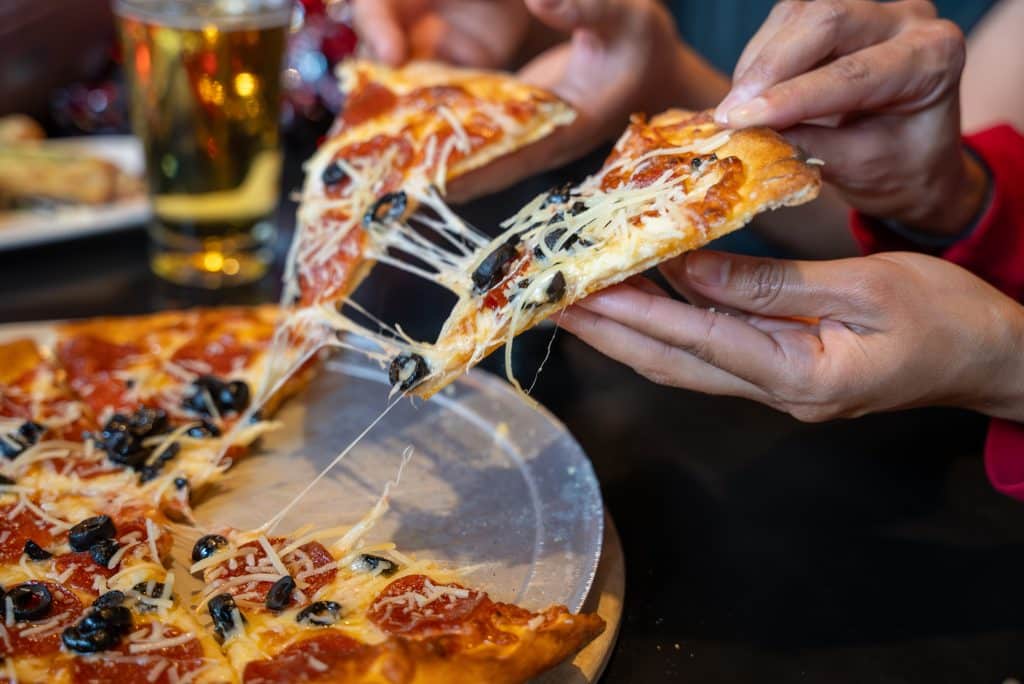 pizza with friends