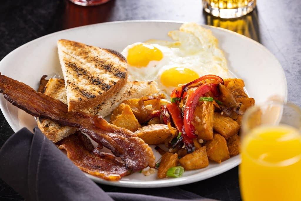 2 egg breakfast
